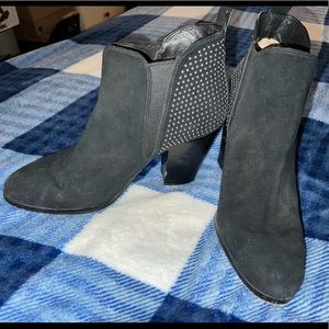 Michael Kors Black Studded booties, size 10